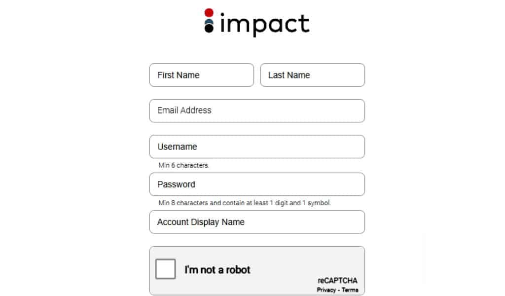 Successfully created Impact radius Account