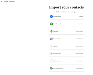 Keap Import Contact