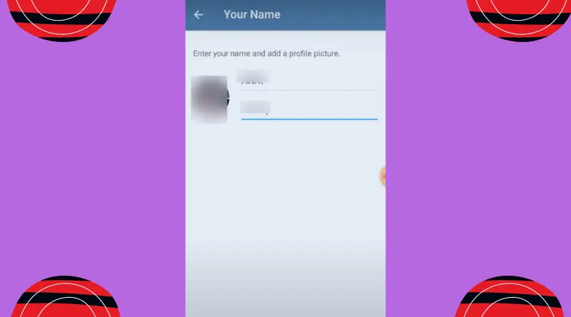 Setup your name on Telegram