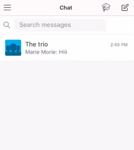 Chat Interface in groupme