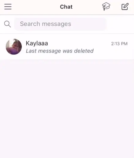 Message Deleted in groupme