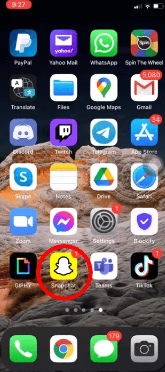 Snapchat Launch app